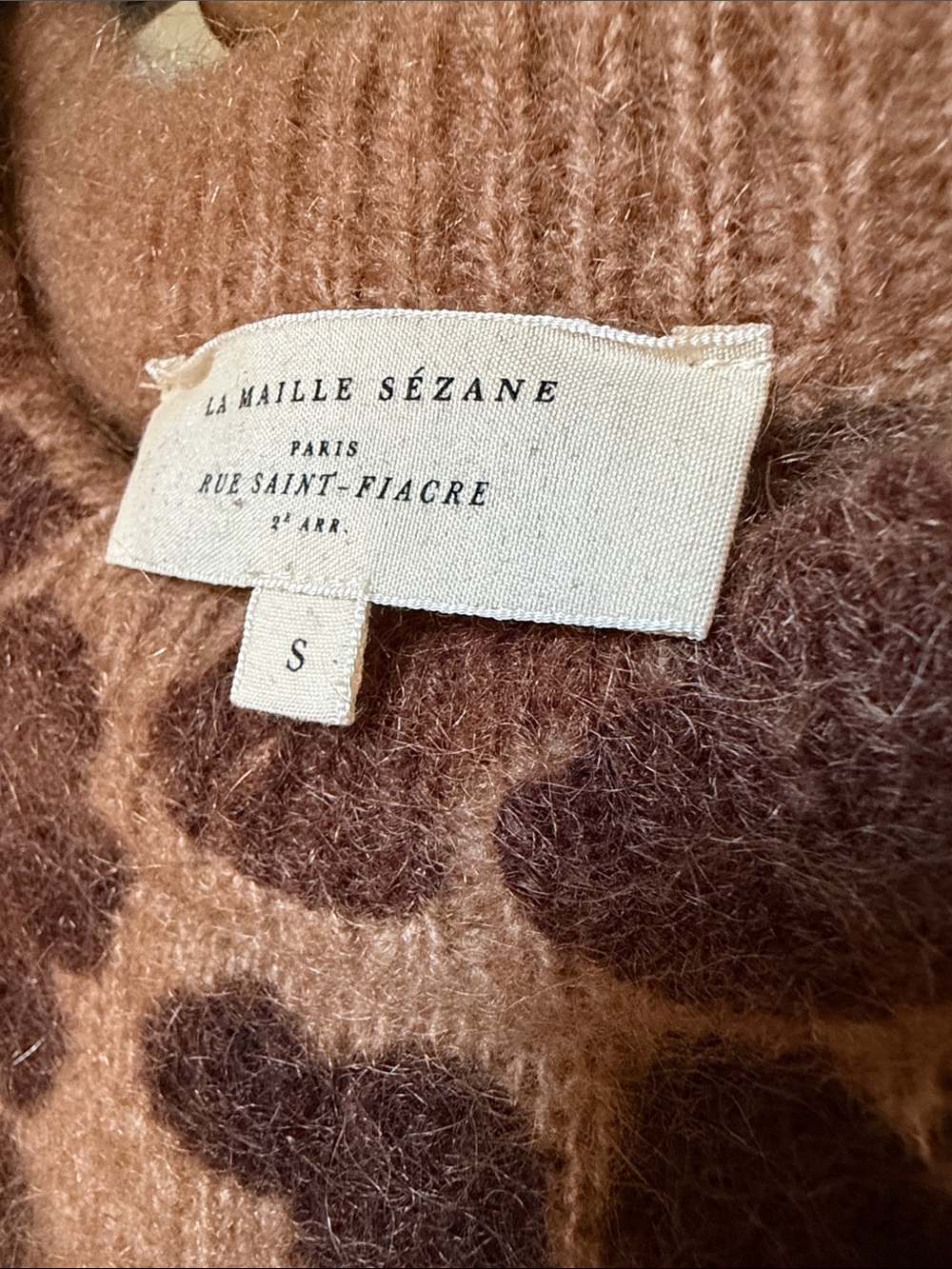 Sezane Leopard Gio Jumper - Picture 9 of 11